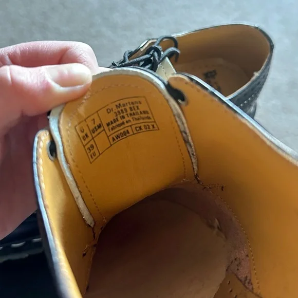 Dr. Martens Black and White Oxford Shoes - Picture 8 of 8